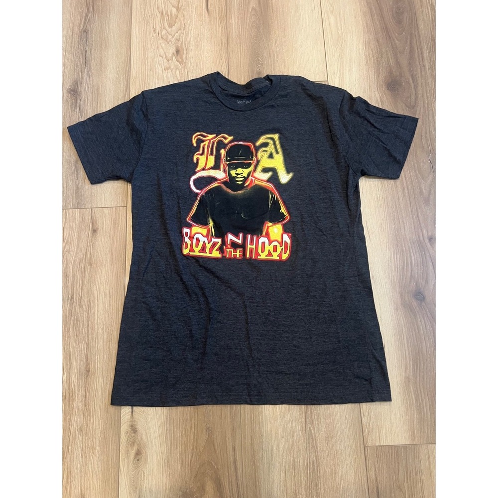 LA Boyz N The Hood Movie Graphic T-Shirt Men's XL Black Short Sleeve Tee